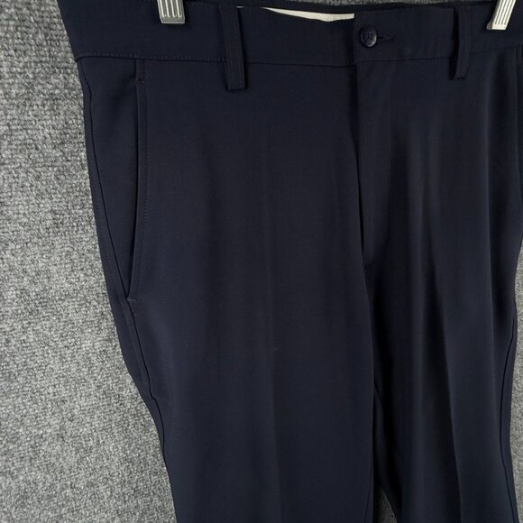 Footjoy Golf Pants 32x32 Navy Blue Stretch Polyester Spandex Pockets Adult - Picture 2 of 16